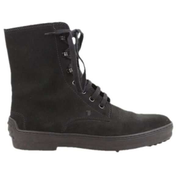 Tod’s Women’s Suede Combat Boots Size 41 - Picture 1 of 8